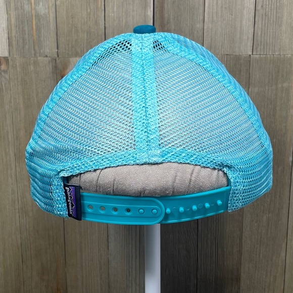 Patagonia Mesh SnapBack Trucker Hat Great Pacific Built To Endure 1973 RARE - Picture 2 of 4